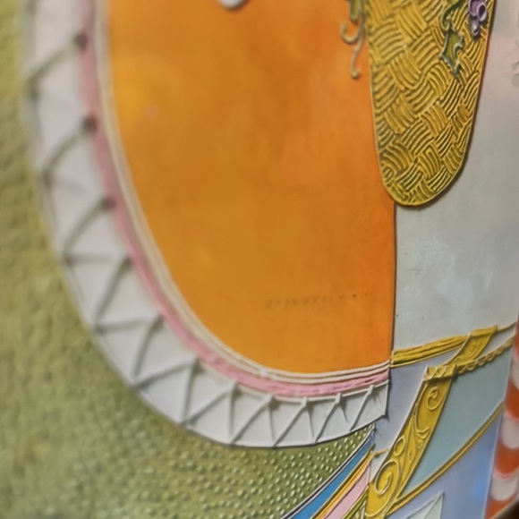 Rare Fashionabelles Wooden Wall Hanging Plaque - Groovy Big Eye Girl Art 1973 - Picture 8 of 11